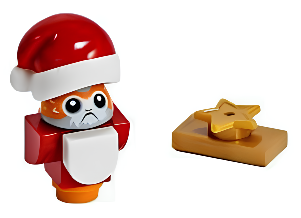 Минифигурка LEGO Star Wars Advent Calendar 2019, Star Wars (Day 24) - Santa Porg 75245-25